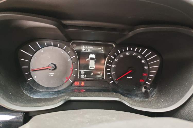 Used GAC Trumpchi GS4 2017 235T Automatic Two-Wheel Drive Luxury Smart Connectivity Version Instrument Cluster