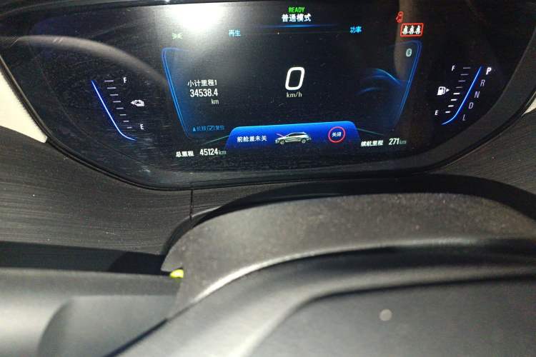 Used Buick Velite 6 2020 Plug-in Hybrid Connected Fashion Model Odometer Close Up