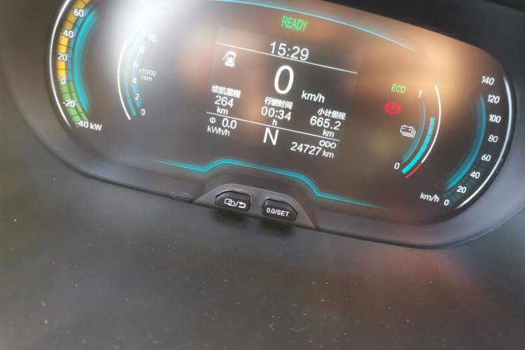 Used Chery Little Ant 2022 Updated Version Sweet Pink Edition Full-Sugar Version 55kW 408km Range (Triple-Lithium Battery) Odometer Close Up