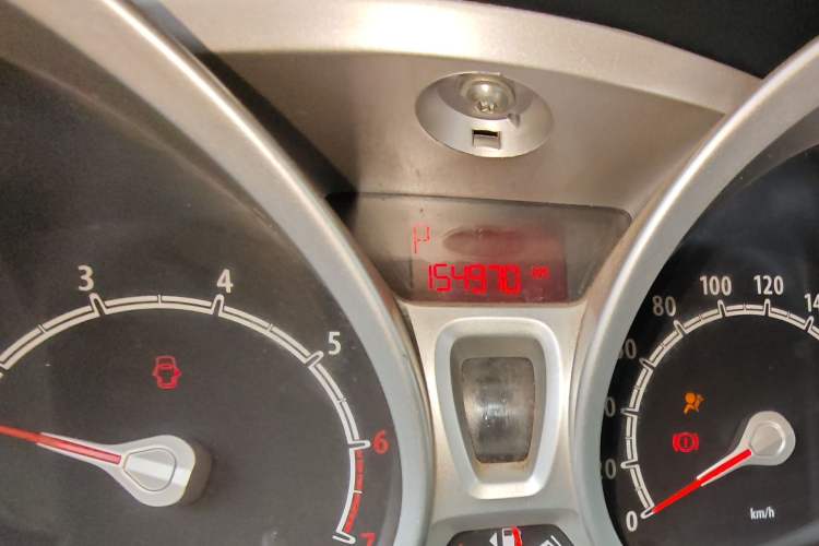 Used Ford Fiesta 2011 Sedan 1.5L Automatic Fashion Edition Odometer Close Up