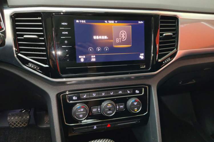 Used Volkswagen Teramont 2020 530 V6 Four-Wheel Drive Luxury Version China VI Standard Audio And AC Panel