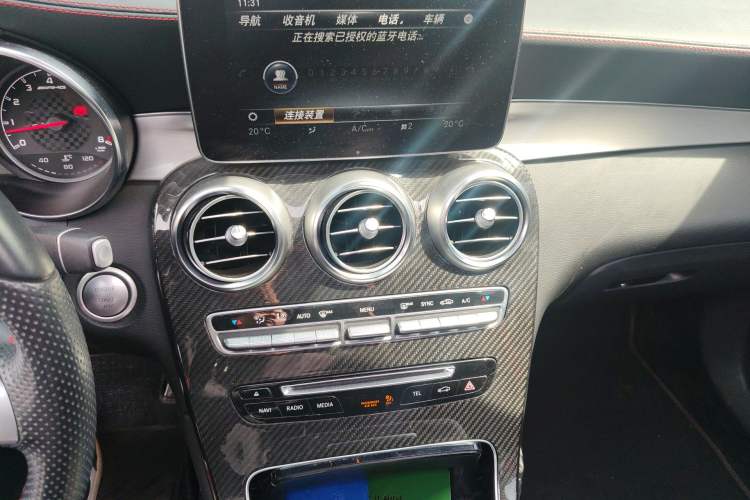 Used Mercedes-Benz GLC AMG 2017 AMG GLC 43 4MATIC Audio And AC Panel