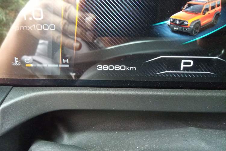 Used Tank 300 2021 Off-Road Edition 2.0T Conqueror Odometer Close Up