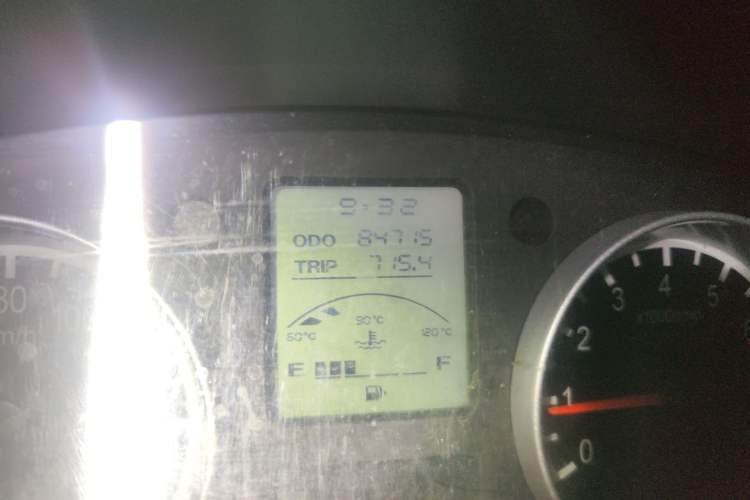 Used Jinbei Hiace X30 2020 1.5L Super-Comfortable Version China VI Standard SWC15M Odometer Close Up