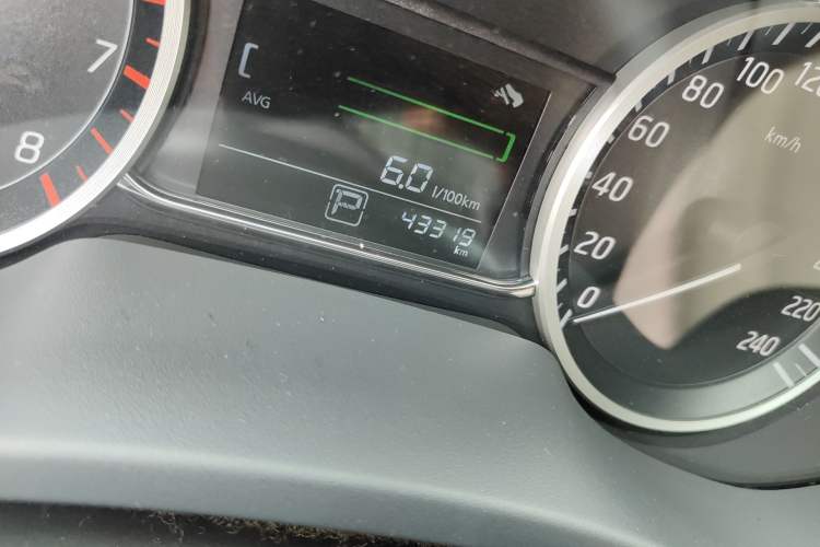 Used Nissan Sylphy 2016 1.6 XL CVT Deluxe Edition Odometer Close Up