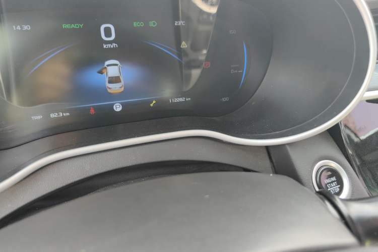 Used Geely Auto Emgrand New Energy 2019 EV500 Ambition Standard Range Edition Odometer Close Up