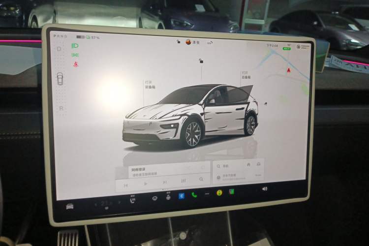 Used Tesla Model Y L 2025 Model Long-Range All-Wheel-Drive Version Audio And AC Panel