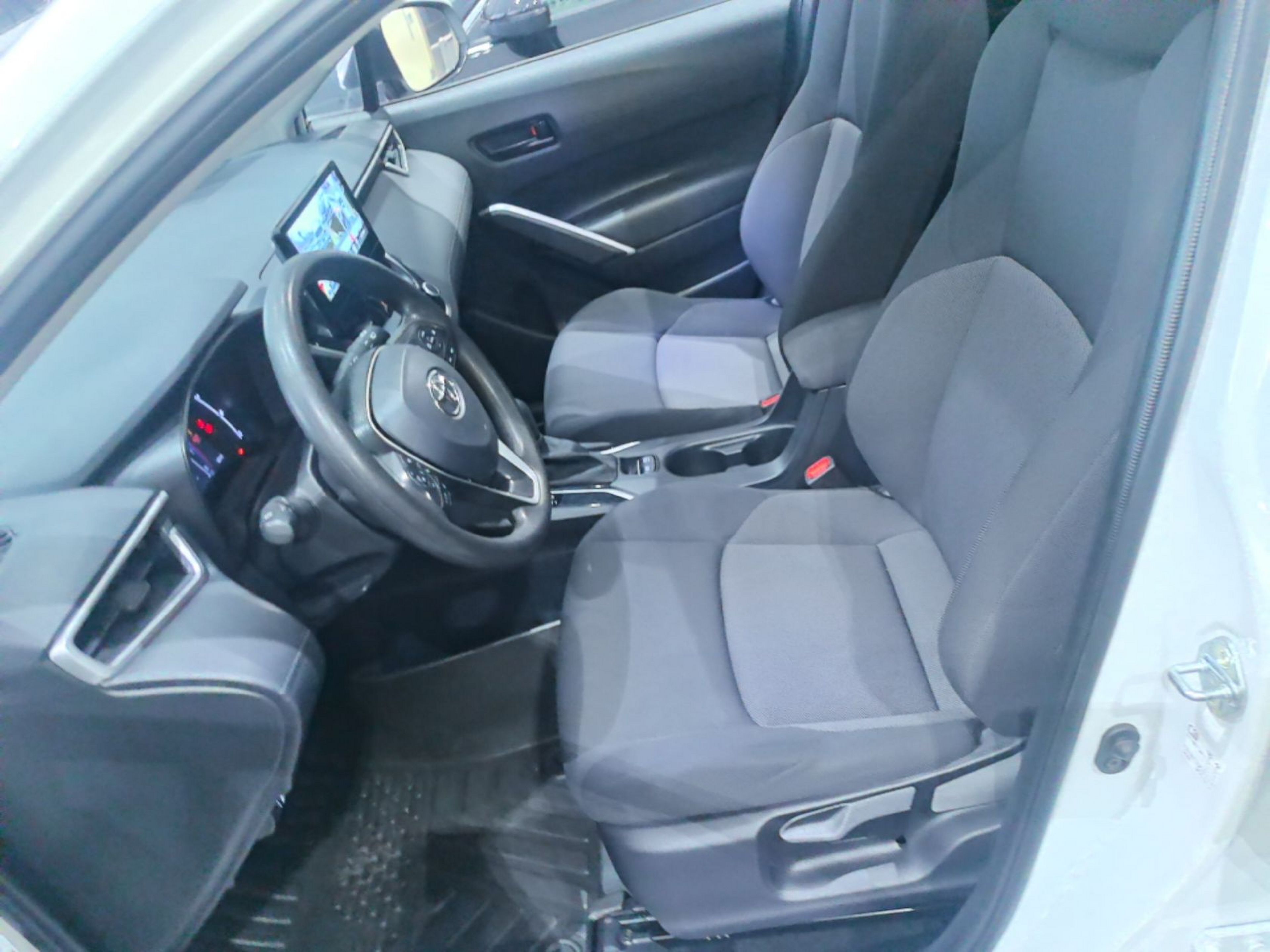 Vordere Reihe im Auto