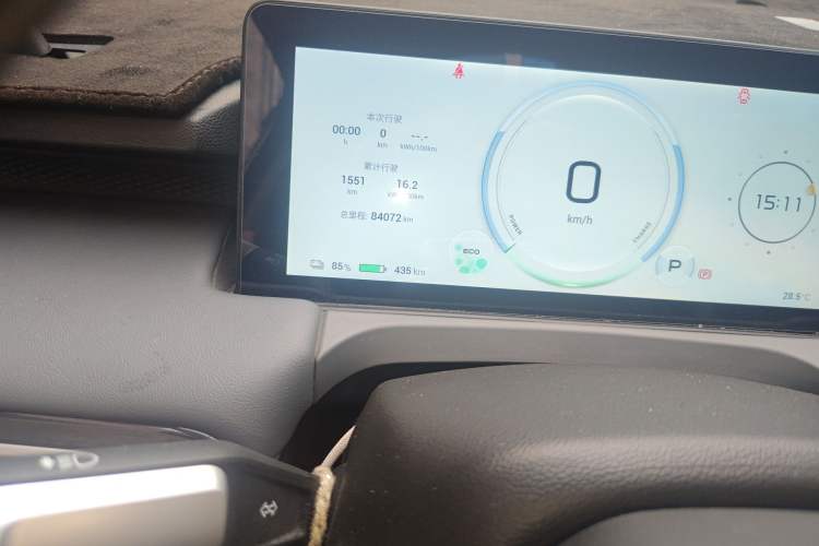 Used AION Y 2023 Plus 510 Enjoy Edition Odometer Close Up