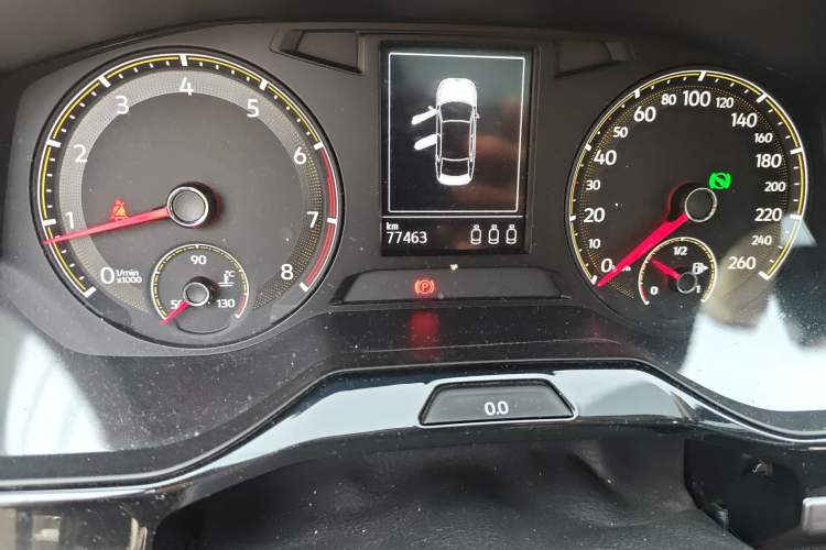 Used Volkswagen Bora 2019 Revised Version 280TSI DSG Elite Edition China VI Standard Odometer Close Up