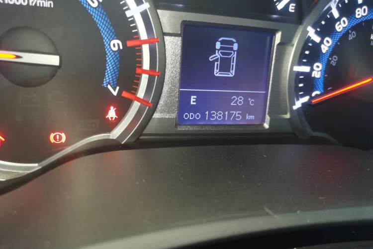 Used Toyota 4Runner  Odometer Close Up