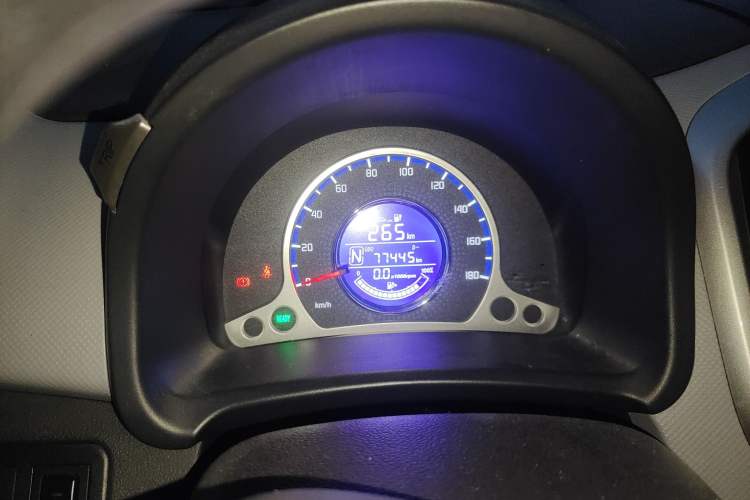 Used CHANGAN Benni E-Star 2021 National Edition Xin Yue Version Lithium Iron Phosphate (31.18 kWh) Odometer Close Up