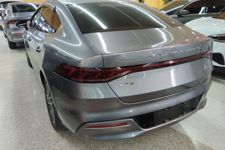 Used BYD Qin PLUS 2021 EV 400KM Luxury Model Rear Left 45 Deg