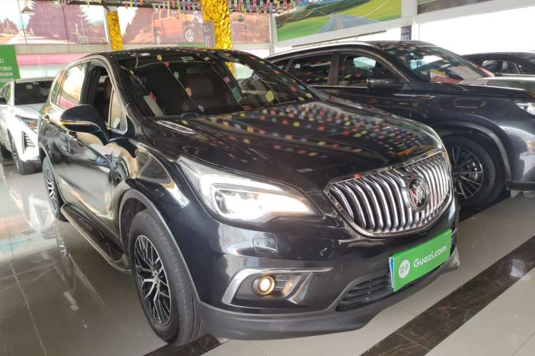 Used Buick Envision 2017 28T Four-Wheel Drive Elite Model Front Right 45 Deg