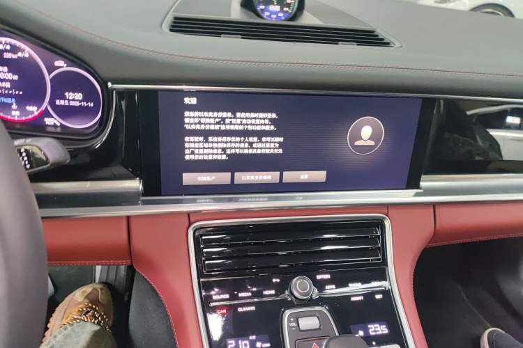 Used Porsche Panamera 2021 Panamera 2.9T Audio And AC Panel