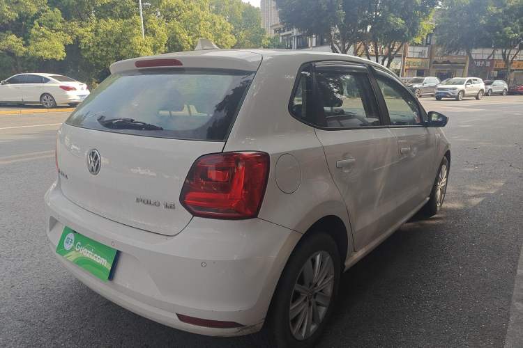 Used Volkswagen Polo 2014 1.6L Automatic Comfort Edition Rear Right 45 Deg