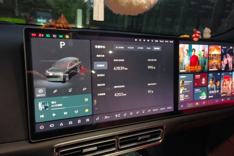 Used Li Auto L8 2023 Pro Model Odometer Close Up