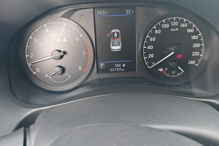 Used Nissan Teana 2021 2.0L XL Comfort Edition Odometer Close Up