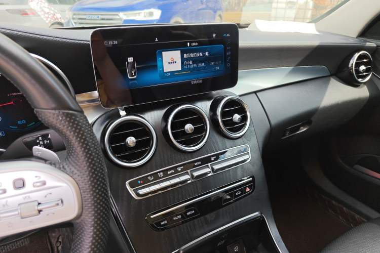 Used Mercedes-Benz C-Class 2020 Restyled C 260 L Sport Edition Audio And AC Panel