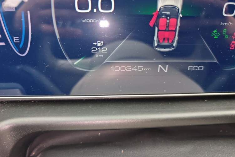 Used ORA Good Cat 2021 400km Standard Range Venus Edition Lithium-Ion Battery Odometer Close Up