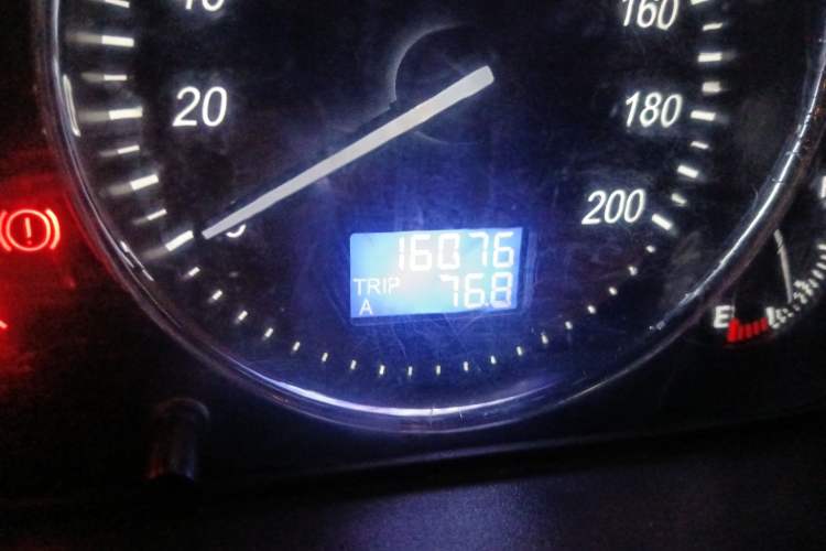 Used BAIC Weiwang M30 2015 1.5L Basic Version DAM15 Odometer Close Up