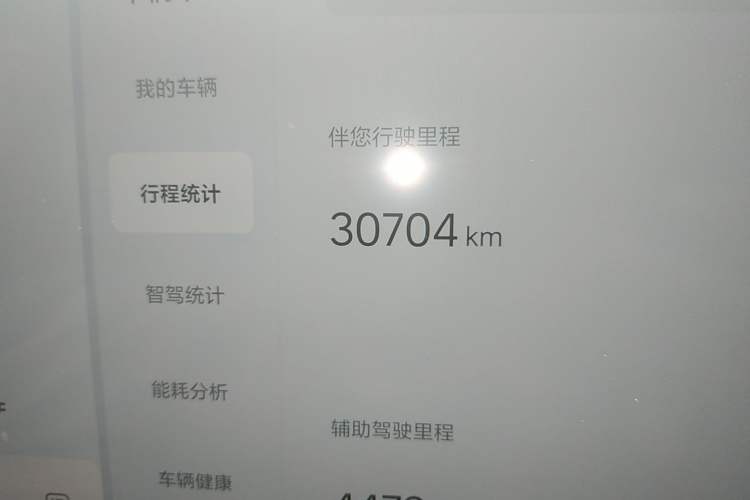 Used Li Auto L7 2023 Air model Odometer Close Up