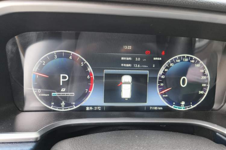 Used BAIC Off-Road BJ40 2019 2.3T Automatic Four-Wheel Drive Urban Hunter Edition Premium Model China VI Emission Standard Instrument Cluster