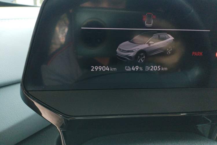 Used Volkswagen ID.4 X 2023 Pure Smart Edition Odometer Close Up