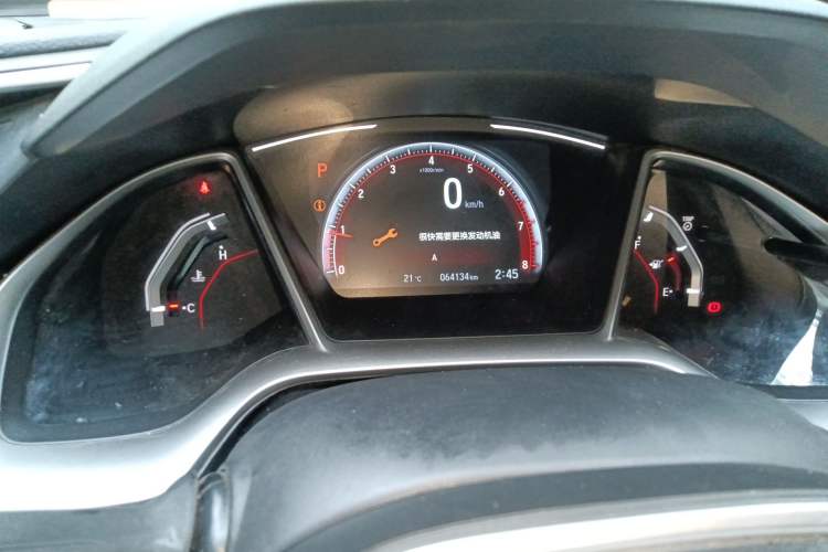 Used Honda Civic 2019 220TURBO CVT Dynamic Edition China VI Emission Standard Instrument Cluster