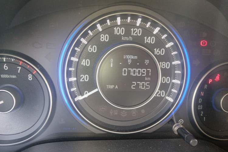 Used Honda Crider 2013 1.8L automatic luxury edition Odometer Close Up