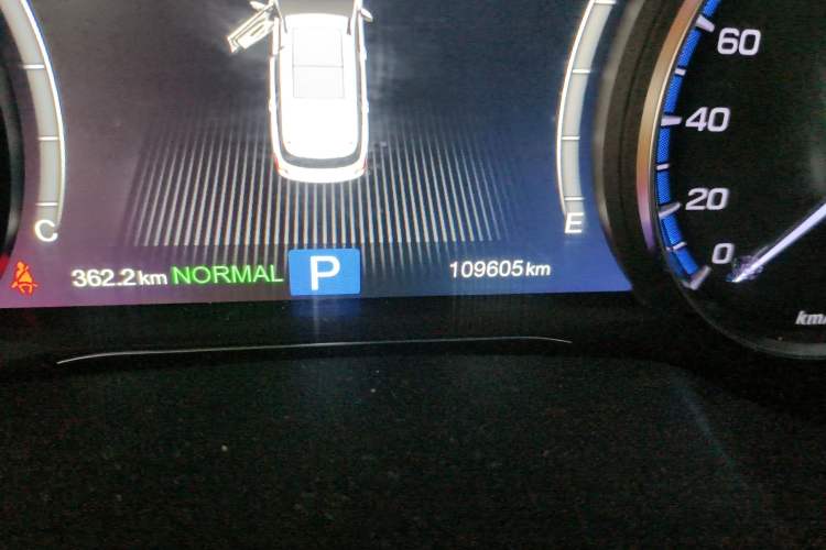 Used GAC Trumpchi GS8 2017 320T Two-Wheel Drive Luxury Smart Connectivity Version (7 Seats) Odometer Close Up