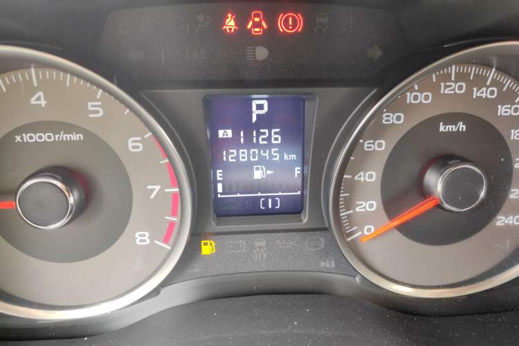 Used Subaru Forester 2013 2.5i Automatic Prestige Edition Odometer Close Up