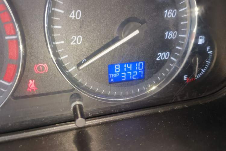 Used BAIC Weiwang M20 2014 1.5L Basic Version BJ415B Odometer Close Up