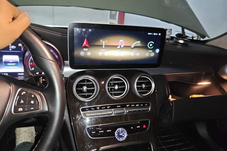 Used Mercedes-Benz C-Class 2015 C 200 L Audio And AC Panel