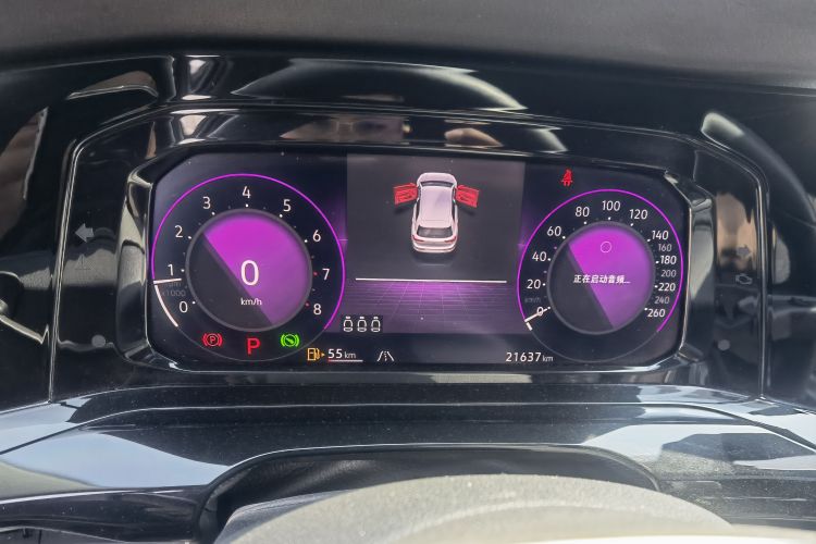 Used Volkswagen Golf 2021 280TSI DSG R-Line Odometer Close Up