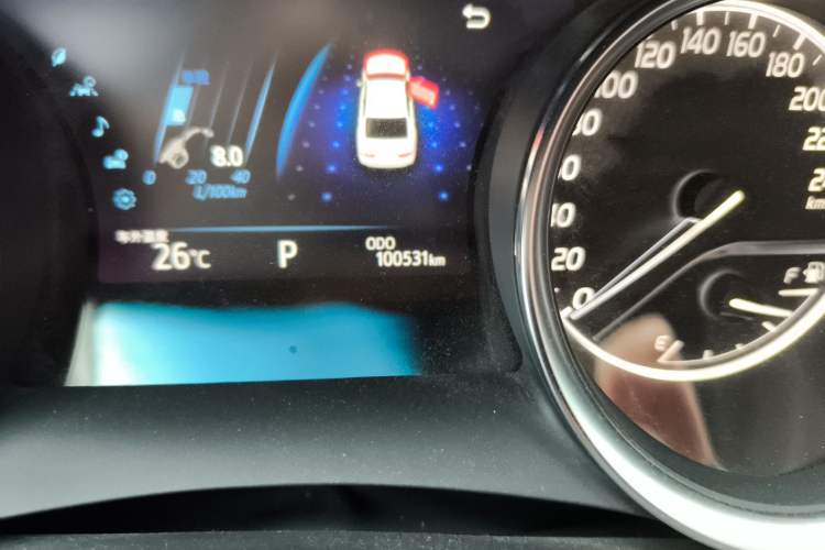 Used Toyota Camry 2019 Revised Version 2.5G Luxury Edition Odometer Close Up