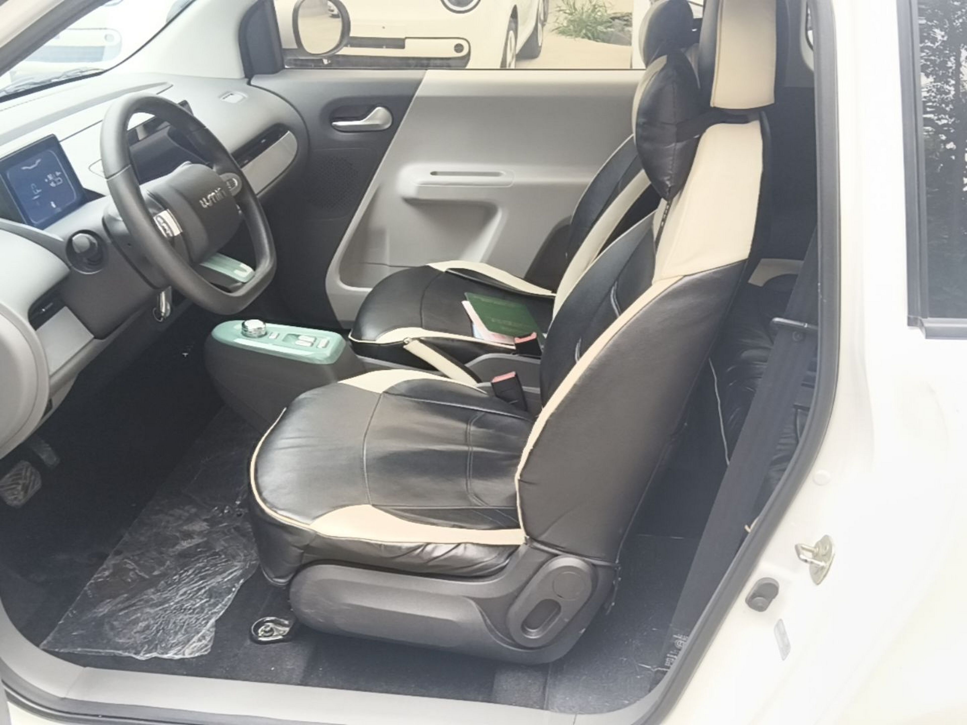 A primeira fila do carro