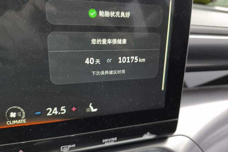 Used smart #1 2024 Dynamic Standard Edition Odometer Close Up