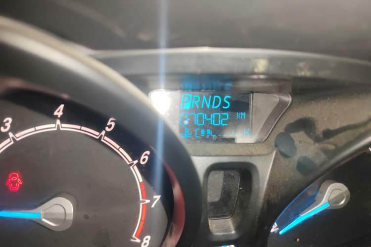 Used Ford Fiesta 2013 Hatchback 1.5L Automatic Prestige Model Odometer Close Up