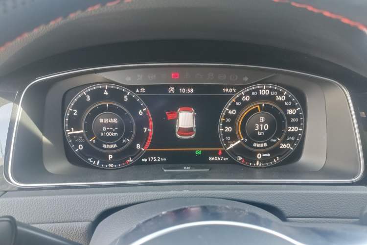 Used Volkswagen Golf 2019 280TSI DSG R-Line China VI Standard Instrument Cluster