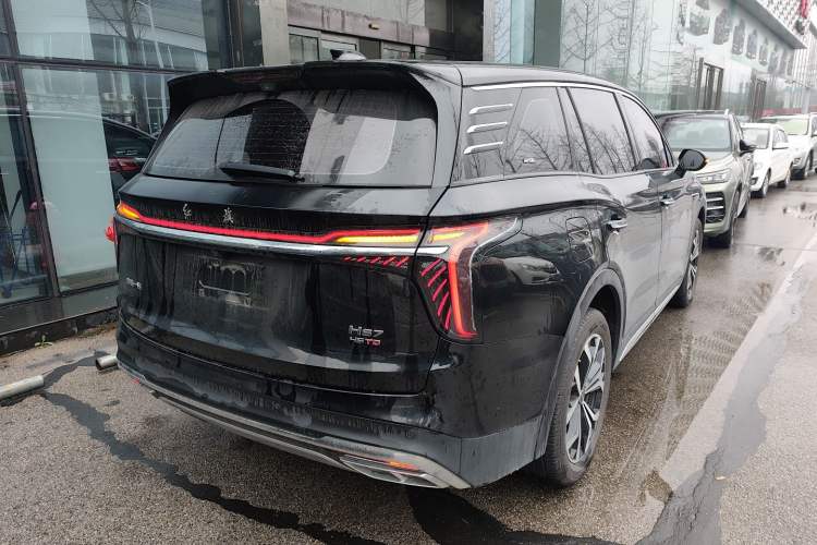 Used Hongqi HS7 2024 2.0T Automatic Two-Wheel Drive Flagship Edition Five Seats Rear Right 45 Deg
