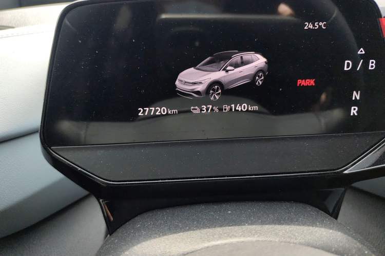 Used Volkswagen ID.4 X 2024 Pure & Smart Edition Odometer Close Up