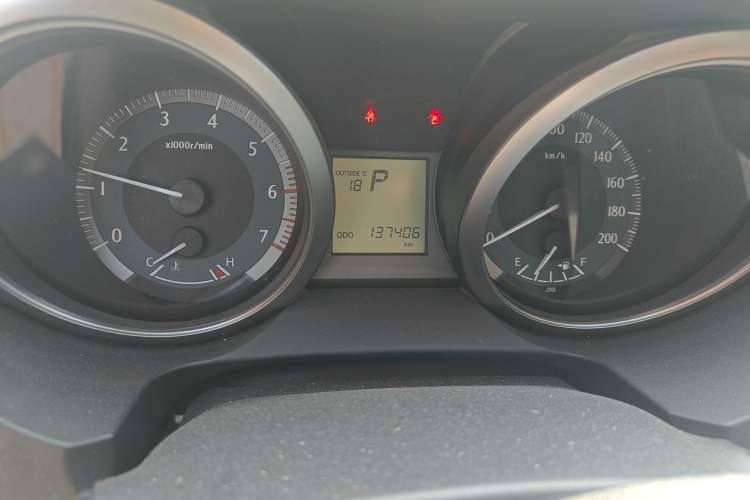 Used Toyota Prado 2016 2.7L Automatic Standard Edition Odometer Close Up