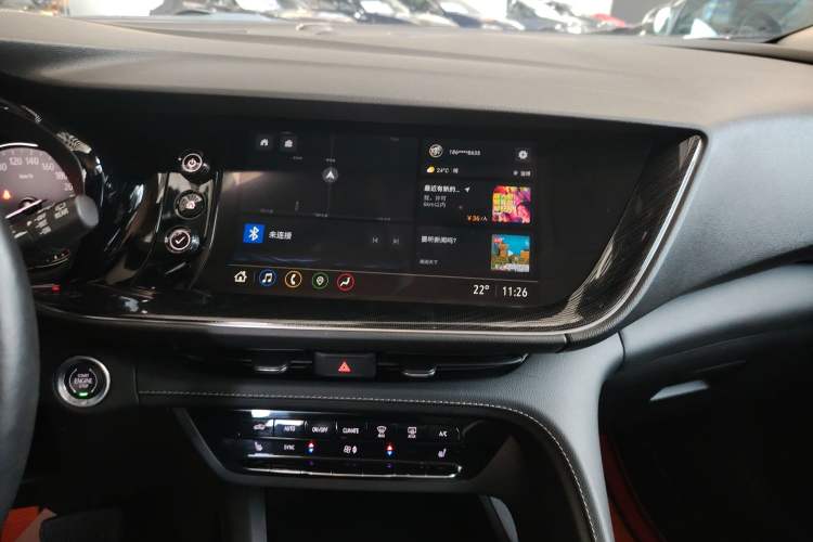 Used Buick Envision 2023 Encore Plus 652T Five-Seat Luxury Model Audio And AC Panel