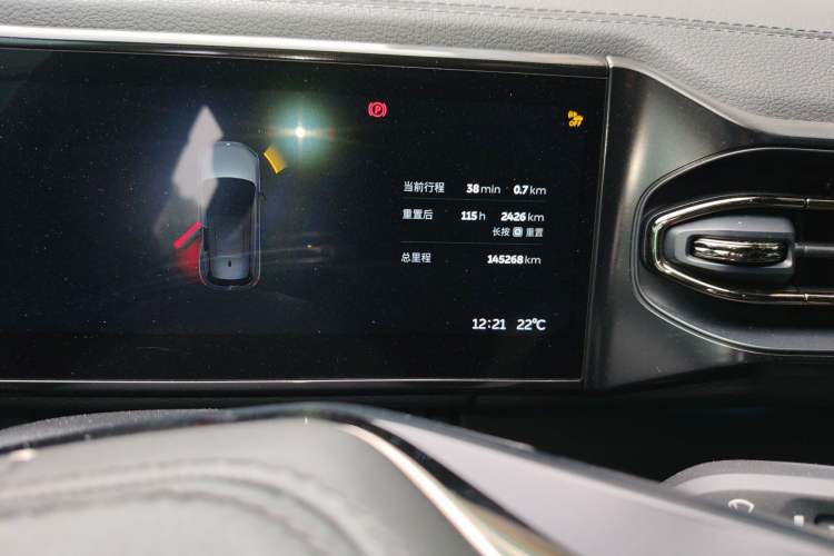 Used Nio ES6 2020 430KM Performance Version Odometer Close Up