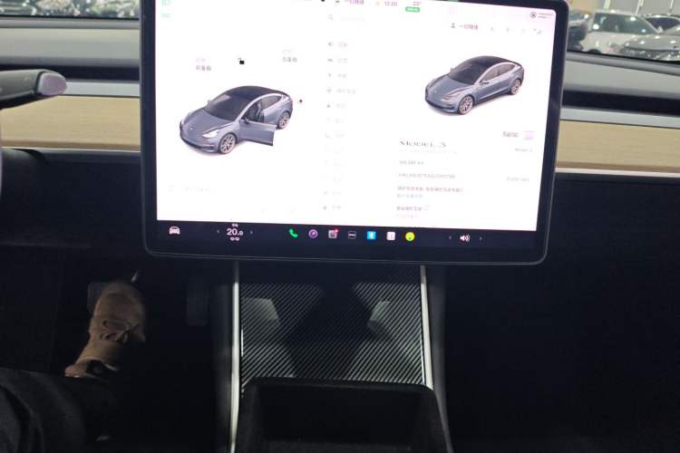 Used Tesla Model 3 2019 Standard Range Rear-Drive Upgraded Version Audio And AC Panel