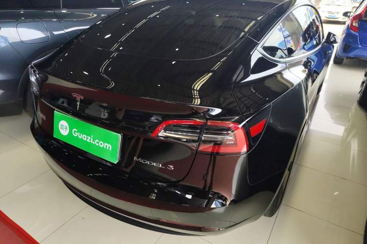 Used Tesla Model 3 2021 Revised Version Standard Range Rear-Wheel Drive Upgraded Edition 3D1 Rear Right 45 Deg