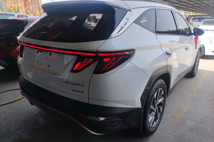 Used Hyundai Tucson 2023 Tucson L 1.5T Automatic Two-Wheel Drive GLX Elite Edition Rear Right 45 Deg