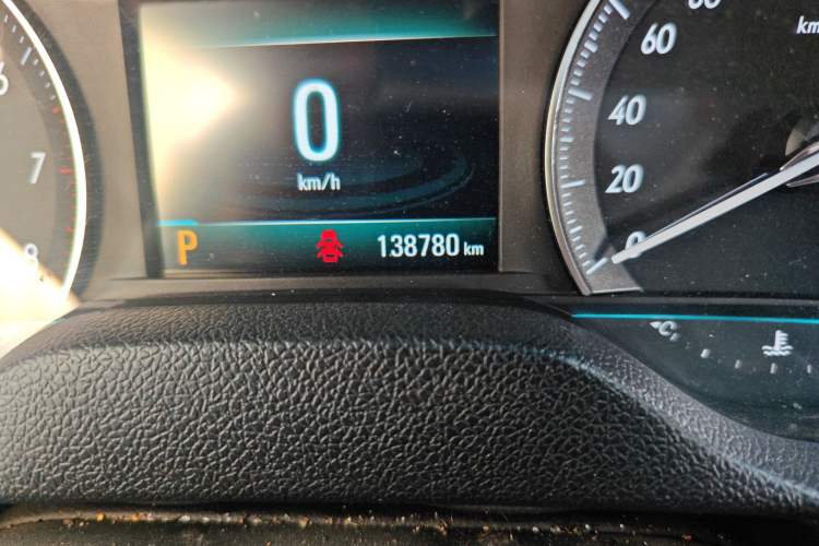 Used Buick Excelle GX 2018 18T Automatic Elite Model Odometer Close Up