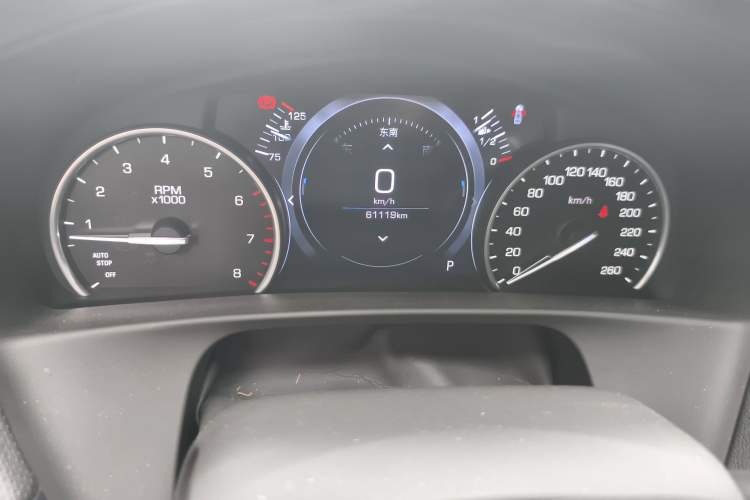 Used Cadillac CT6 2022 28T Fashion Edition Odometer Close Up